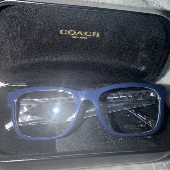 COACH HC6166U Universal Fit  Eyewear Frames, Navy/Demo Lens